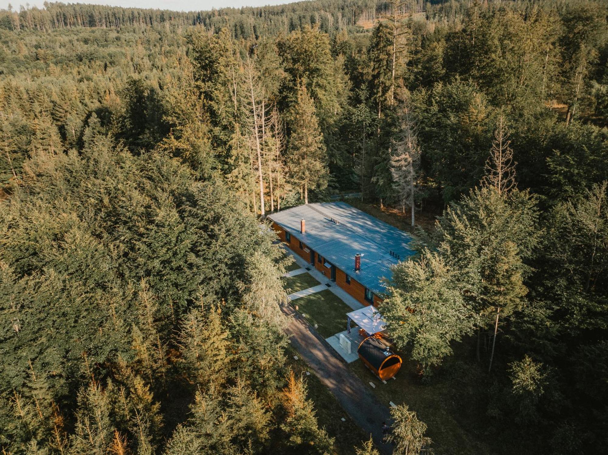 Cottage Forest Wellness Muna Hradec Exterior foto